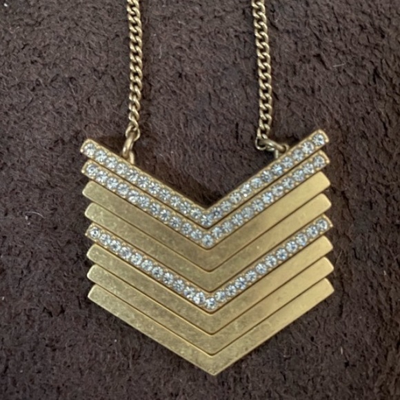 Lot of 3  Long Necklaces / Color: Brushed Gold - Picture 4 of 8